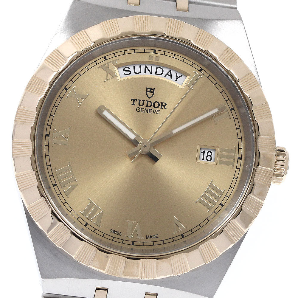 TUDOR Royal 28603 Day Date YG2 tone gold Dial Automatic Men's Watch_898817