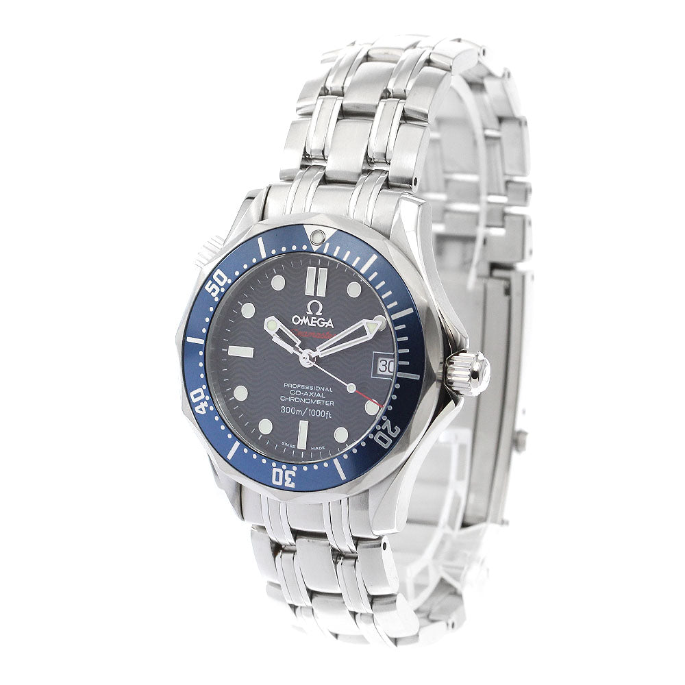OMEGA Seamaster300 2222.80 Date Co-Axial Navy Dial Automatic Boy's Watch_898831