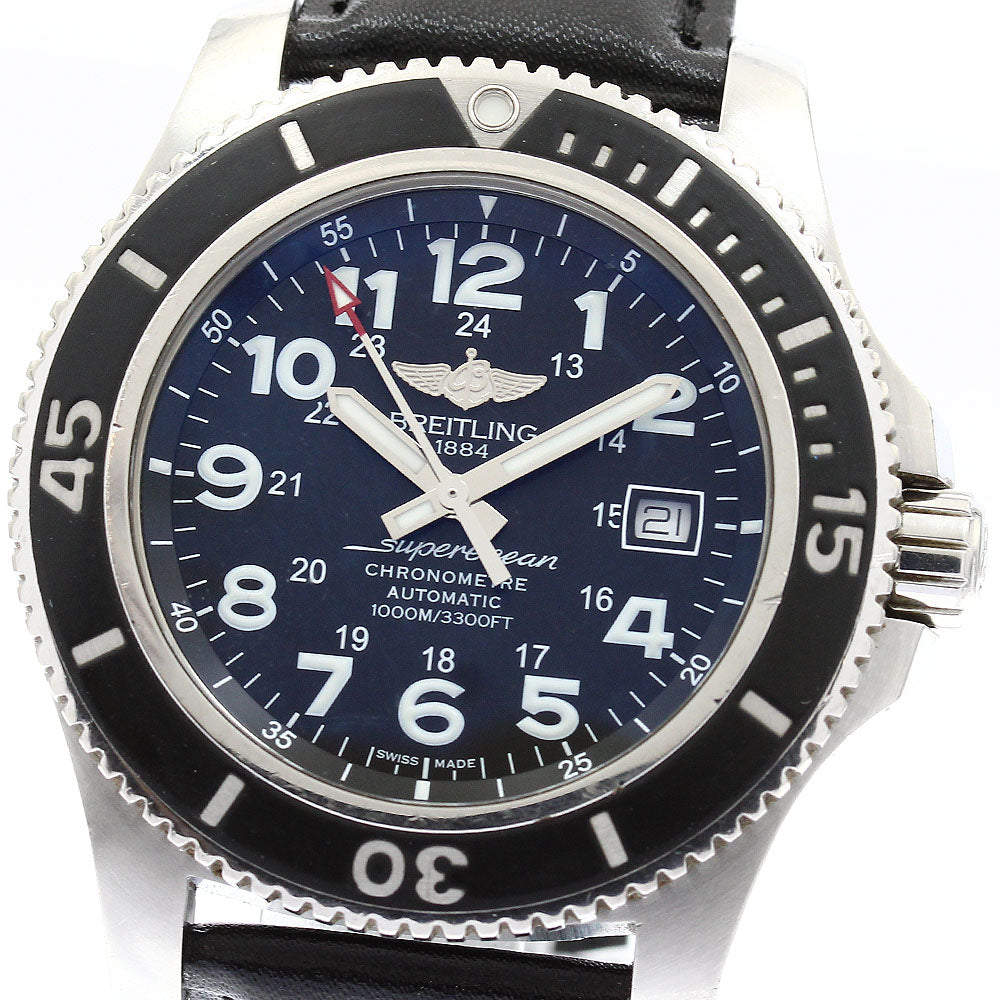 BREITLING Super Ocean II 44 A17392 Date black Dial Automatic Men's Watch_898843