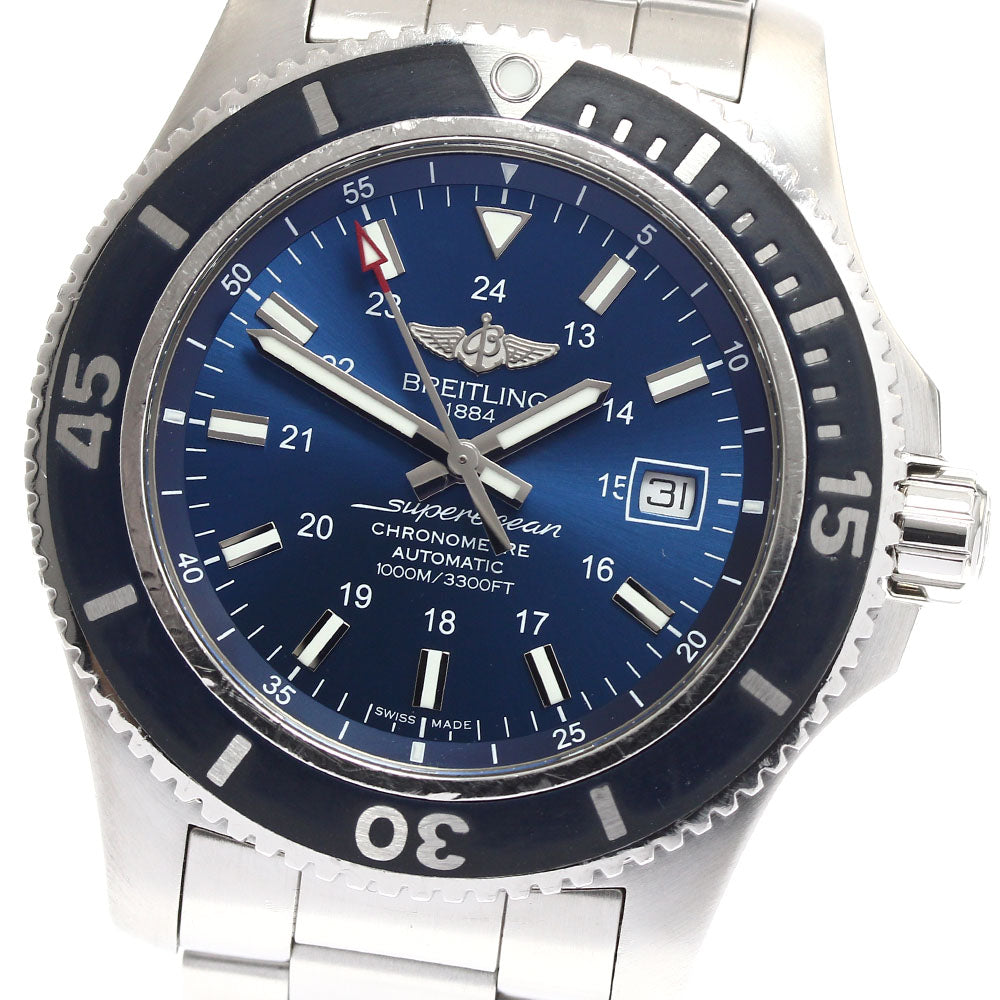 BREITLING Super Ocean II 44 A17392 Date blue Dial Automatic Men's Watch_898861