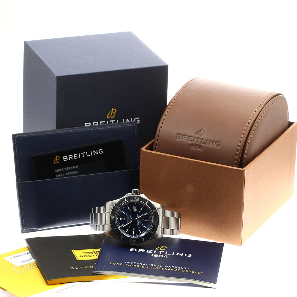 BREITLING Super Ocean II 44 A17392 Date blue Dial Automatic Men's Watch_898861