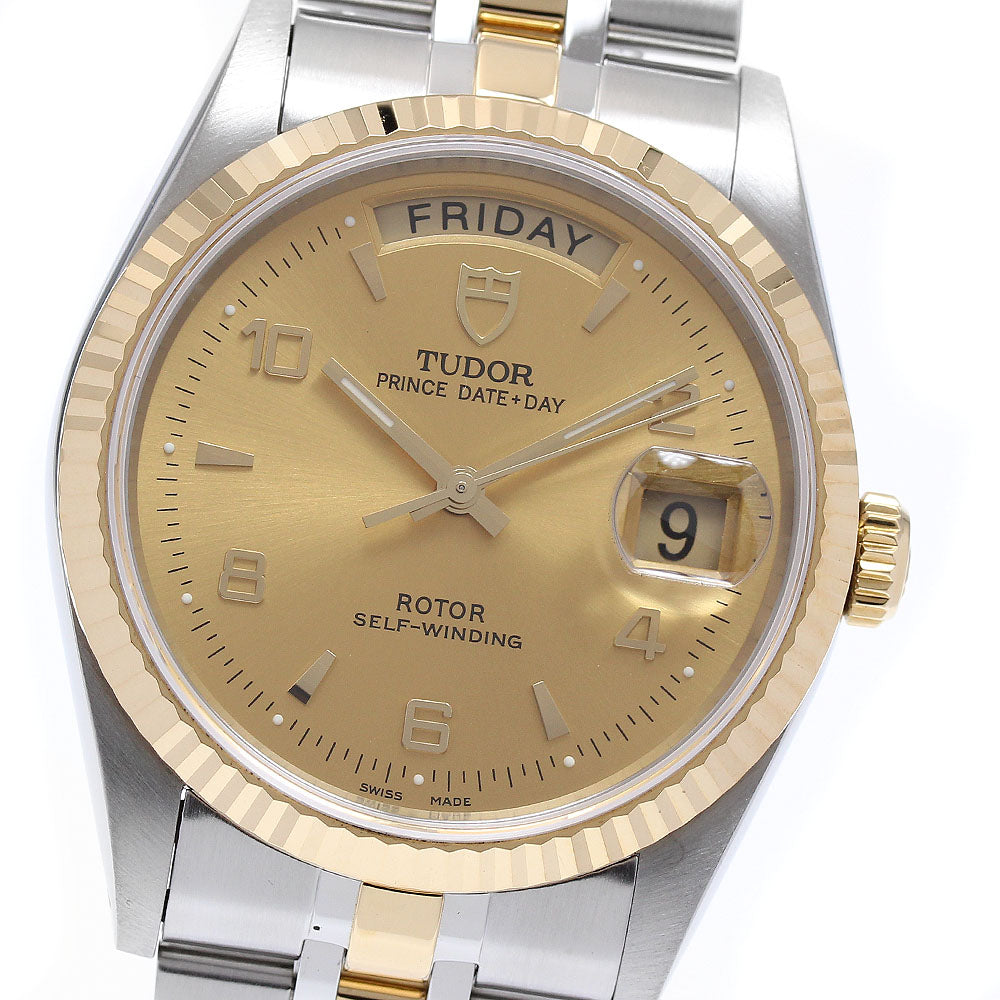 TUDOR Prince Date Day 76213 gold Dial Automatic Men's Watch_898871