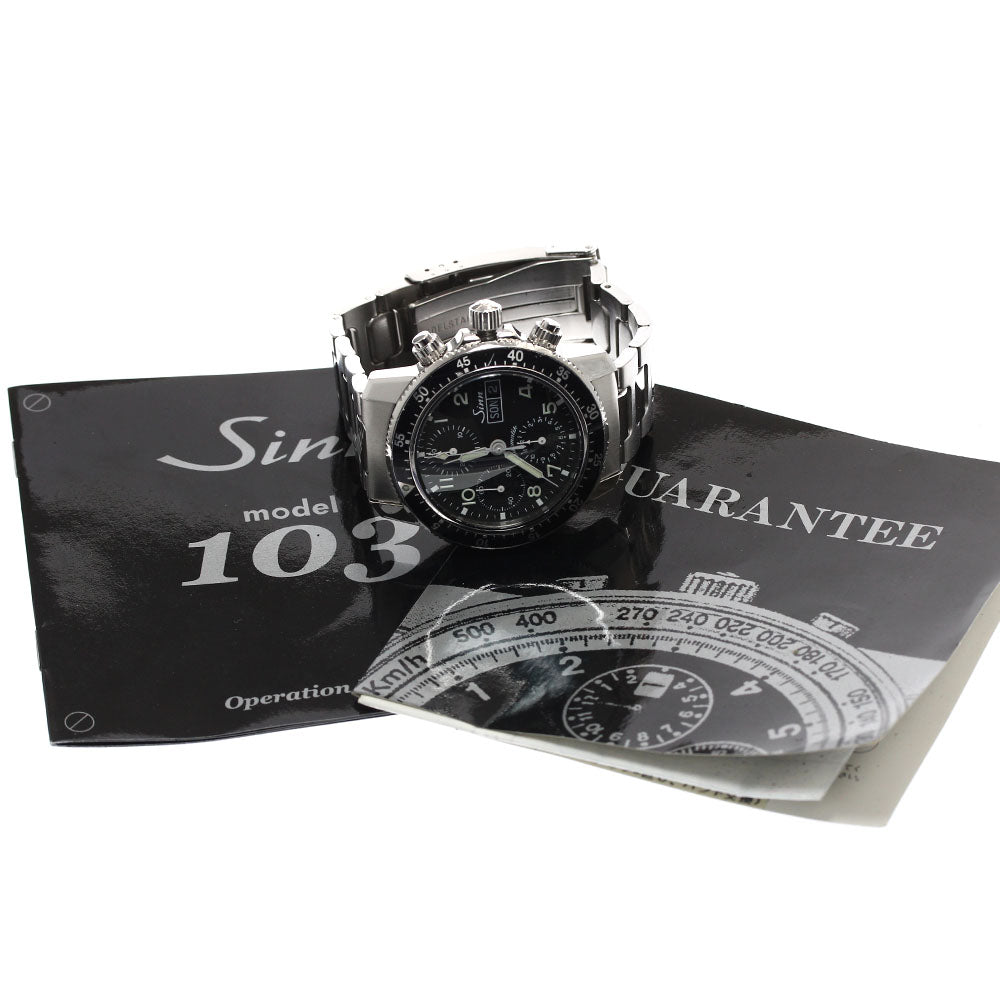 Sinn 103.B.SA.AUTO Chronograph day date black Dial Automatic Men's Watch_898873