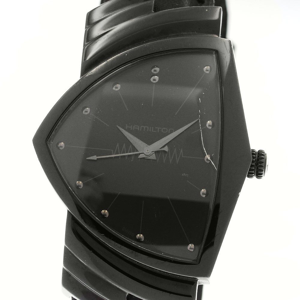 HAMILTON Ventura full black H244010 black Dial Quartz Men's Watch_898881