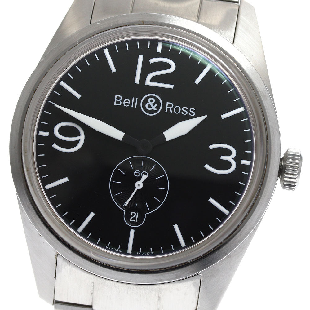 Bell＆Ross officer BR123-95-SS Small seconds black Dial Automatic Men's_898900