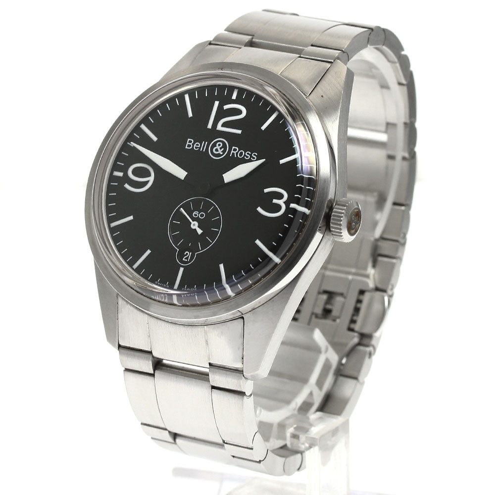 Bell＆Ross officer BR123-95-SS Small seconds black Dial Automatic Men's_898900