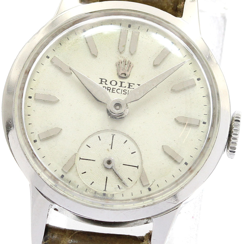 ROLEX Precision 8854 Small seconds Silver Dial Hand Winding Ladies Watch_898906