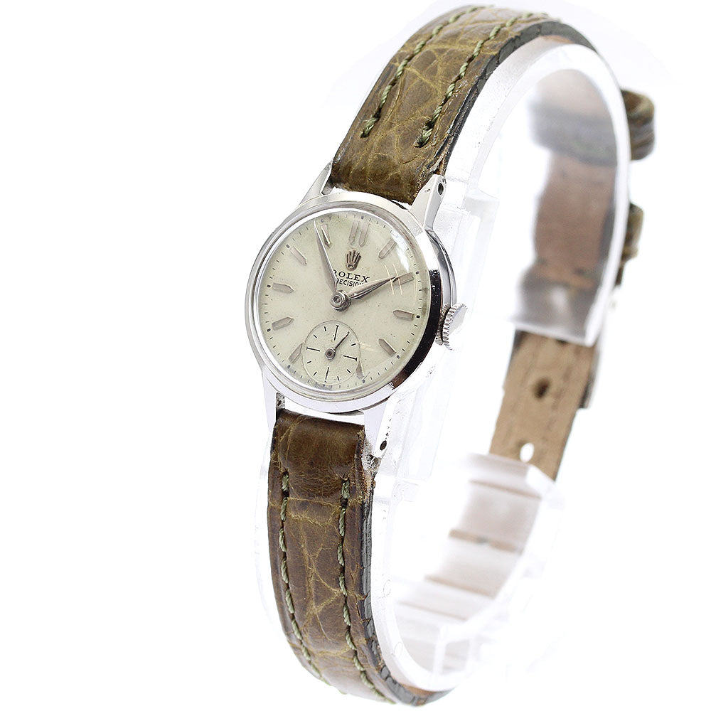 ROLEX Precision 8854 Small seconds Silver Dial Hand Winding Ladies Watch_898906
