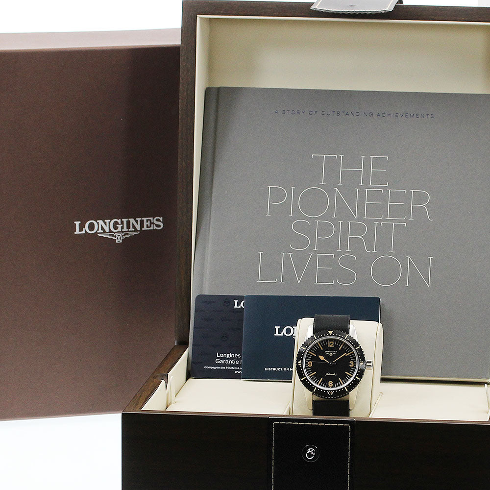LONGINES Heritage Skin Diver L2.822.4 Black Dial Automatic Men's Watch_898909