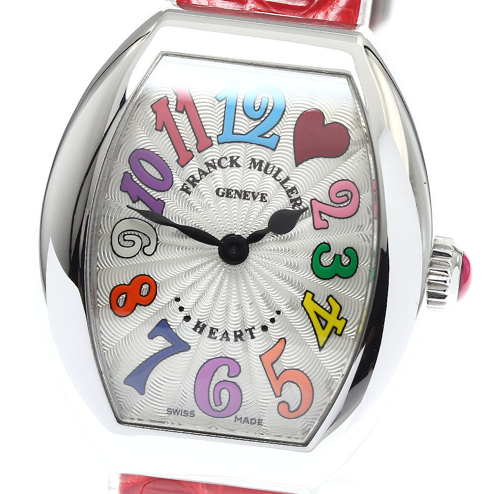 FRANCK MULLER Heart to Heart 5002SQZC1HJCOL Color dream Silver Dial Quartz Ladies Watch_898918