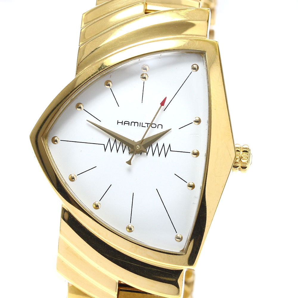 HAMILTON Ventura H243010 Extension Bracelet Silver Dial Quartz Men's_898921