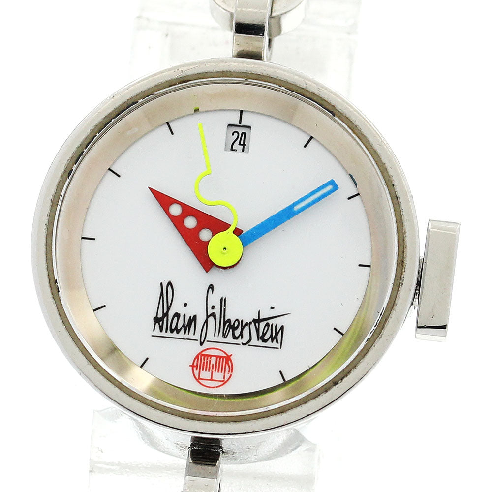 Alain Silberstein Milanese ME12 Date white Dial Automatic Ladies Watch_898934