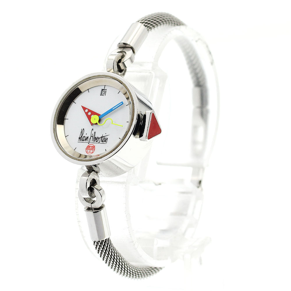 Alain Silberstein Milanese ME12 Date white Dial Automatic Ladies Watch_898934