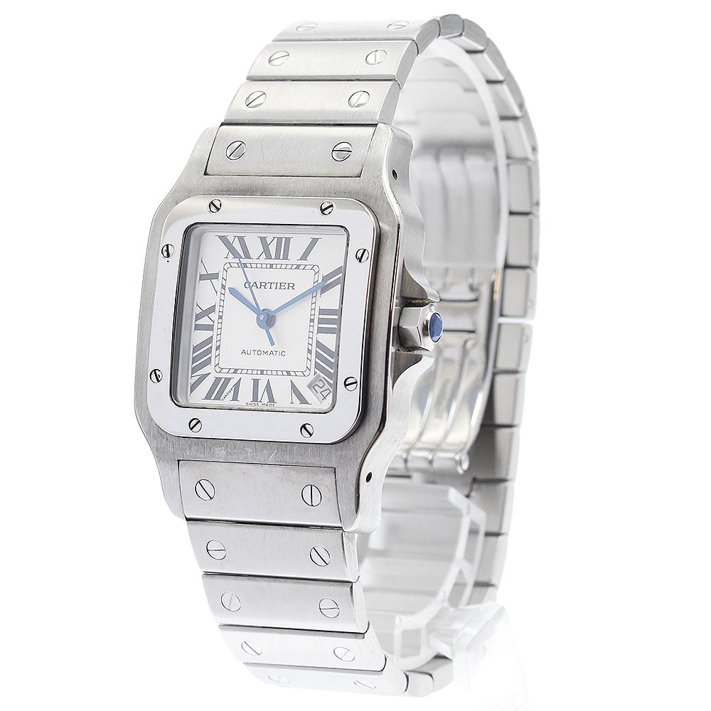 CARTIER Santos Galbee XL W20098D6 Date Silver Dial Automatic Men's Watch_898980