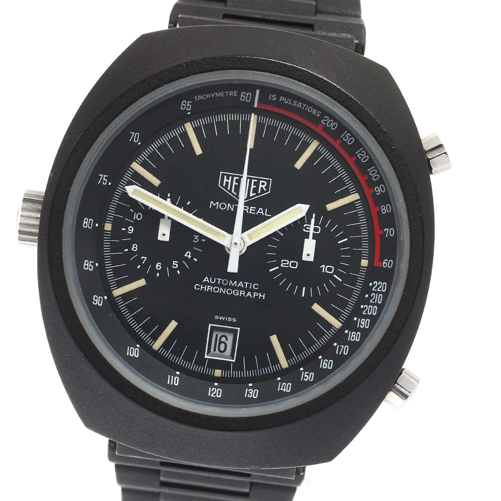 Heuer Montreal Chronograph Date black Dial Automatic Men's Watch_898985