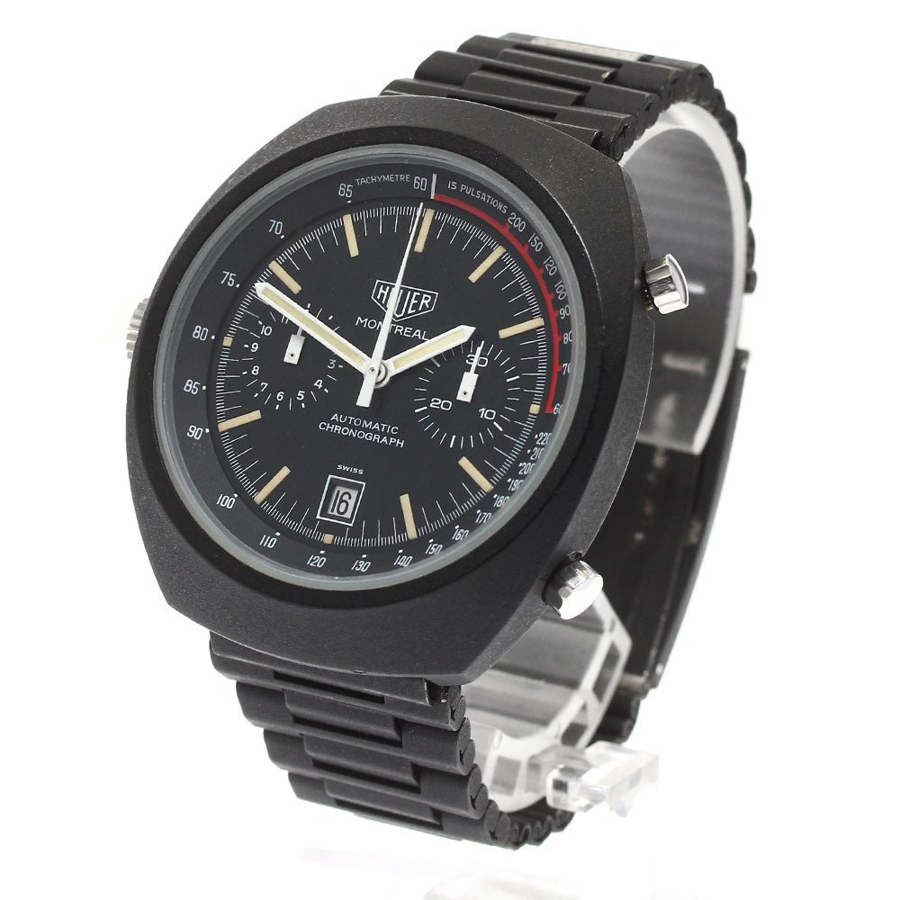 Heuer Montreal Chronograph Date black Dial Automatic Men's Watch_898985