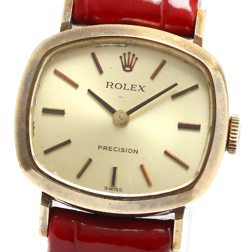 ROLEX Precision 2644 K18YG Cal.1400 gold Dial Hand Winding Ladies Watch_898988