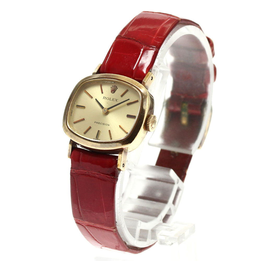 ROLEX Precision 2644 K18YG Cal.1400 gold Dial Hand Winding Ladies Watch_898988