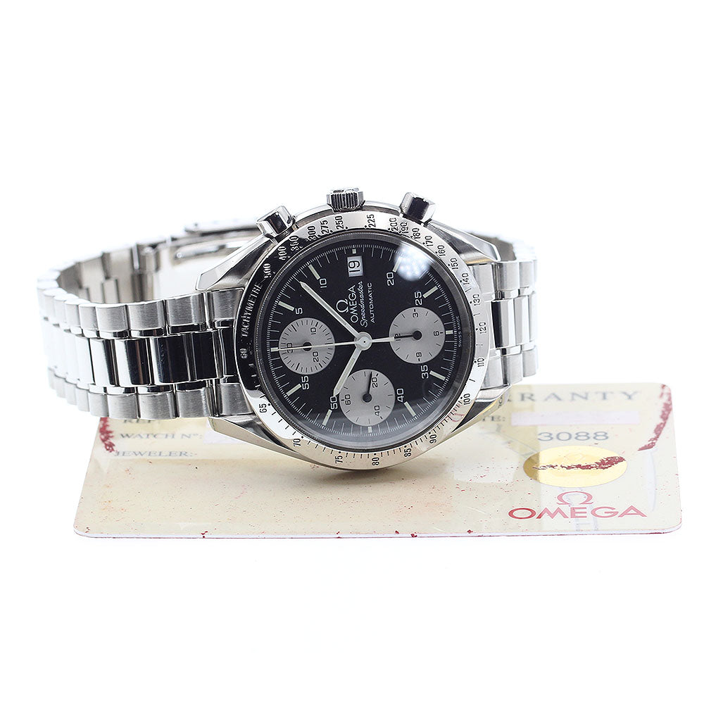 OMEGA Speedmaster 3511.50 Chronograph Black / Silver Dial AT Men's Watch_898990