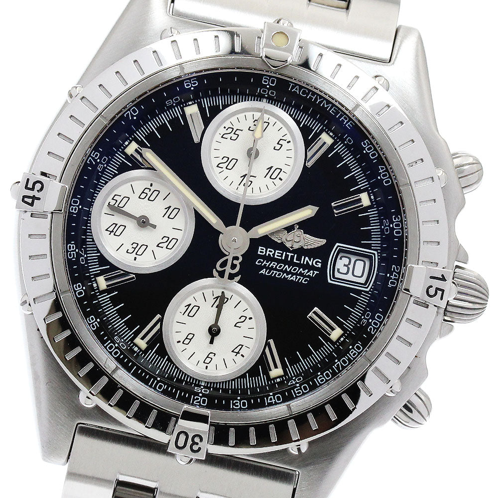 BREITLING Chronomat Blackbird A13350 black Dial Automatic Men's Watch_898994