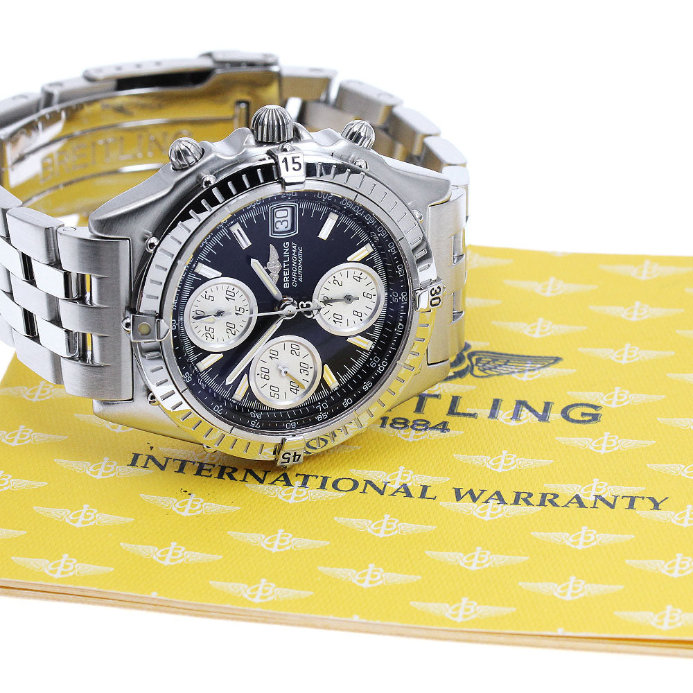 BREITLING Chronomat Blackbird A13350 black Dial Automatic Men's Watch_898994