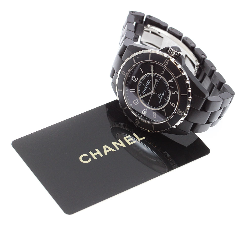 CHANEL J12 H3131 Matte Black Ceramic 42MM Automatic Men's Watch_899005