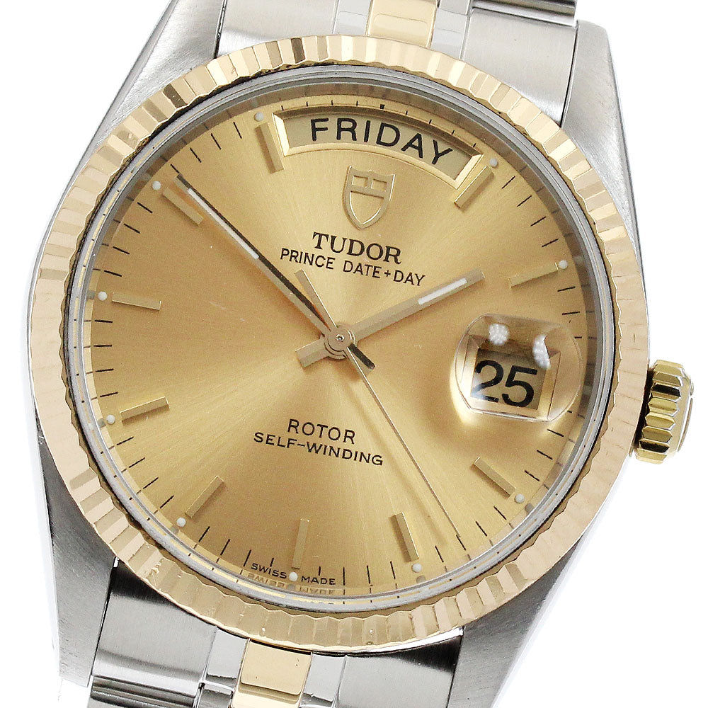 TUDOR Prince Date Day 76213 gold Dial Automatic Men's Watch_899041