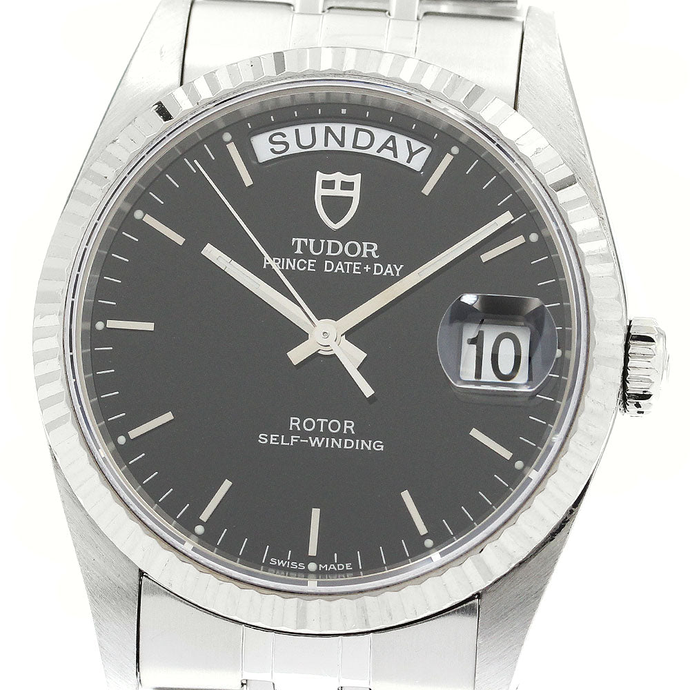 TUDOR Prince Date Day 76214 Black Dial Automatic Men's Watch_899046