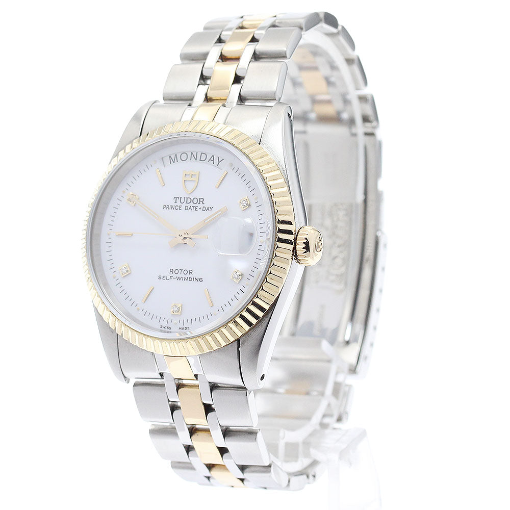 TUDOR Prince Date Day 76213 5P diamond White Dial Automatic Men's Watch_899058