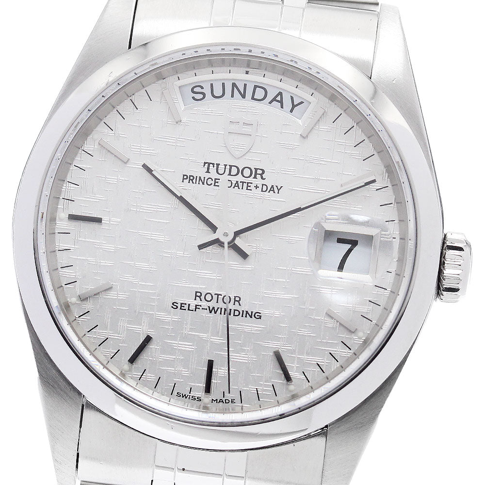 TUDOR Prince Date Day 76200 Silver Dial Automatic Men's Watch_899074