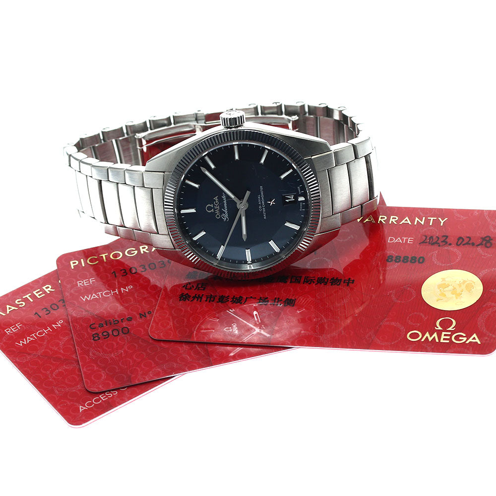 OMEGA Globemaster 130.30.39.21.03.001 Navy Dial Automatic Men's Watch_899079