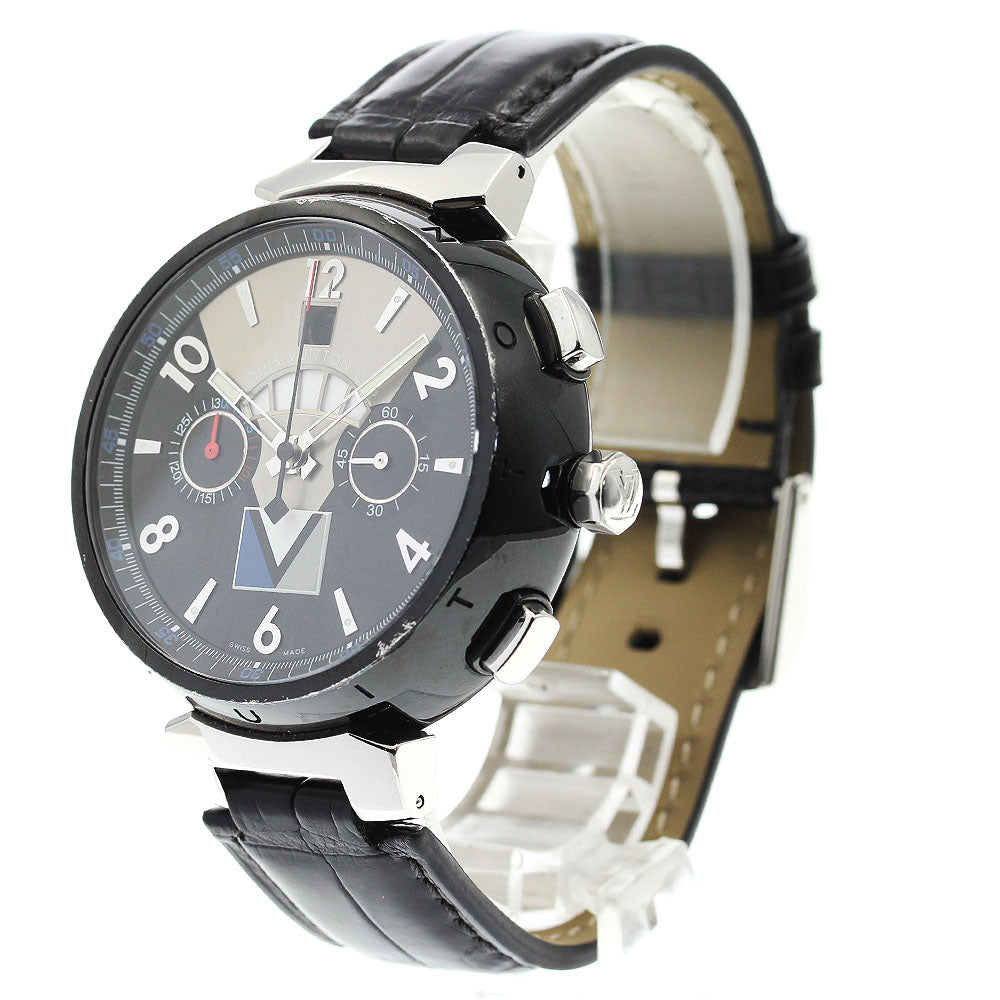 LOUIS VUITTON Tambour Regatta Q102G Date Chronograph A Men's Watch_899140