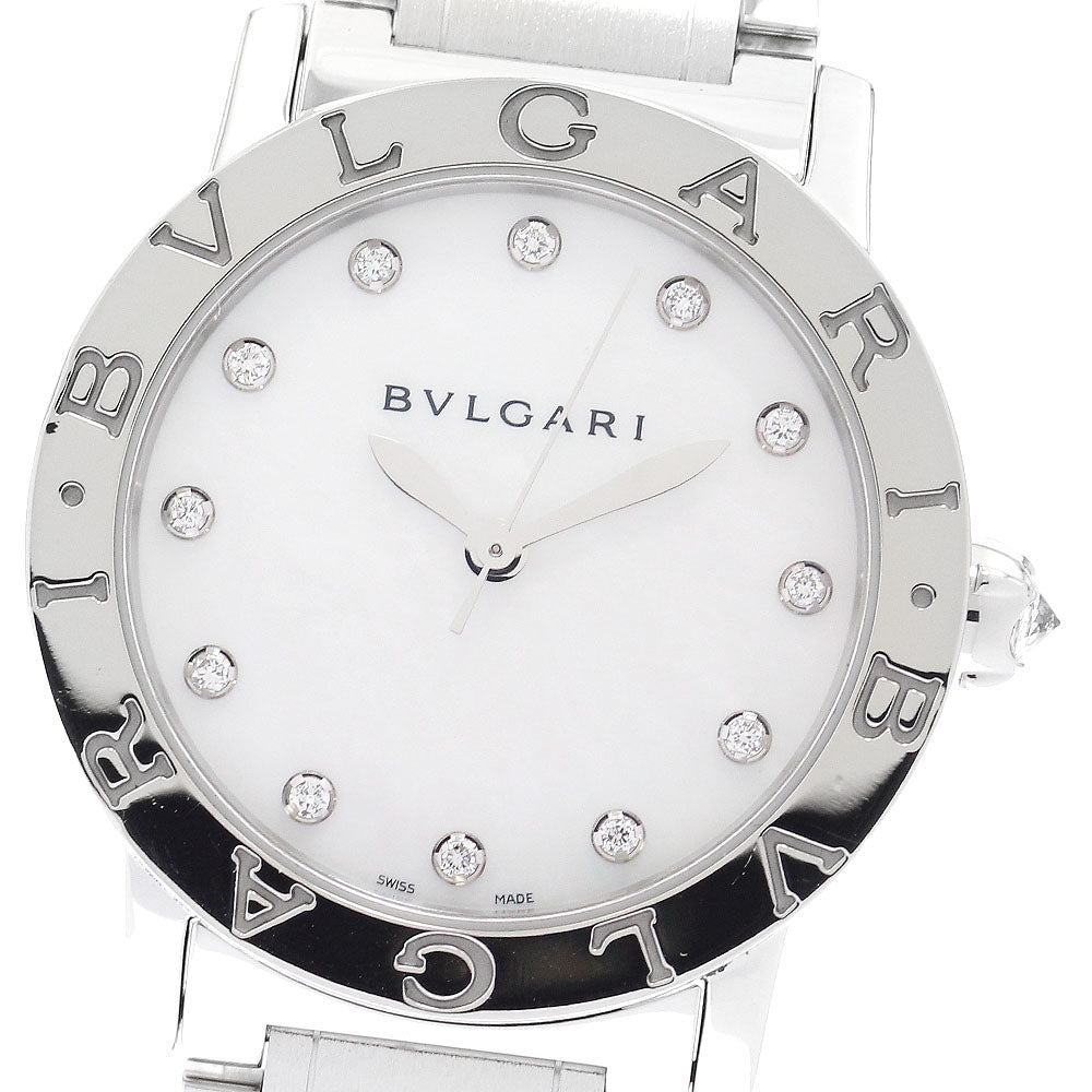 BVLGARI BVLGARIBVLGARI BBL33S 12P diamond White shell Dial Automatic Boy's Watch_899143