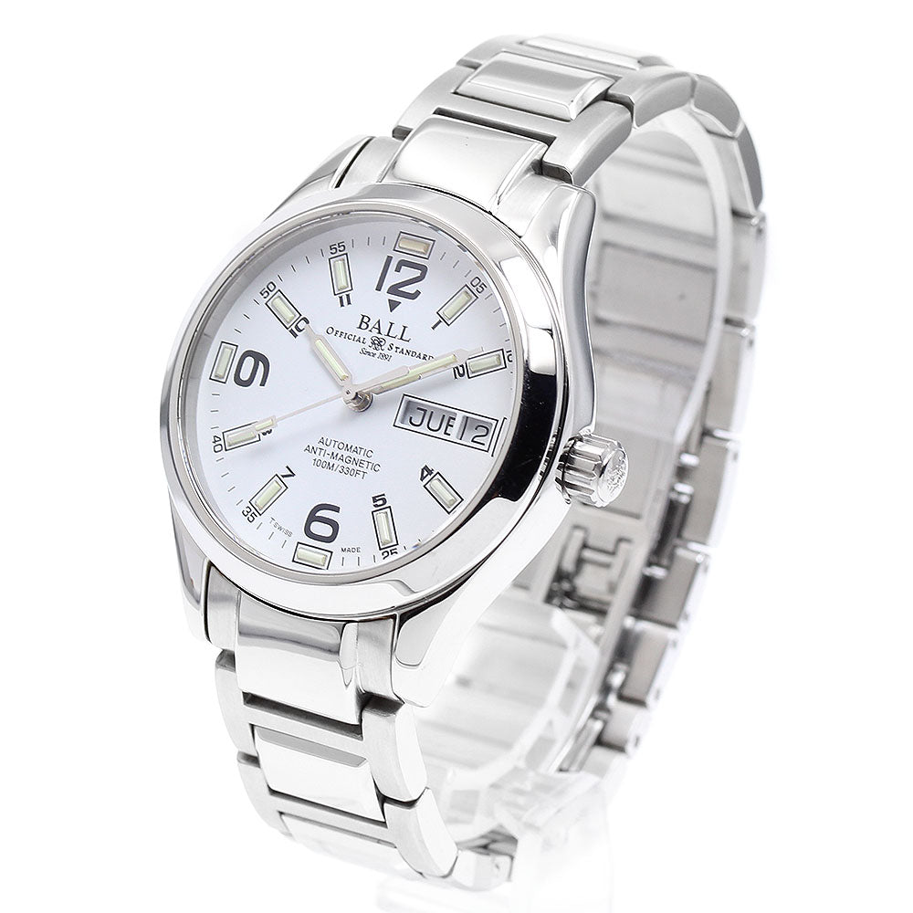 BALL WATCH Engineer Master NM1016C Day date white Dial Automatic Men's_899145