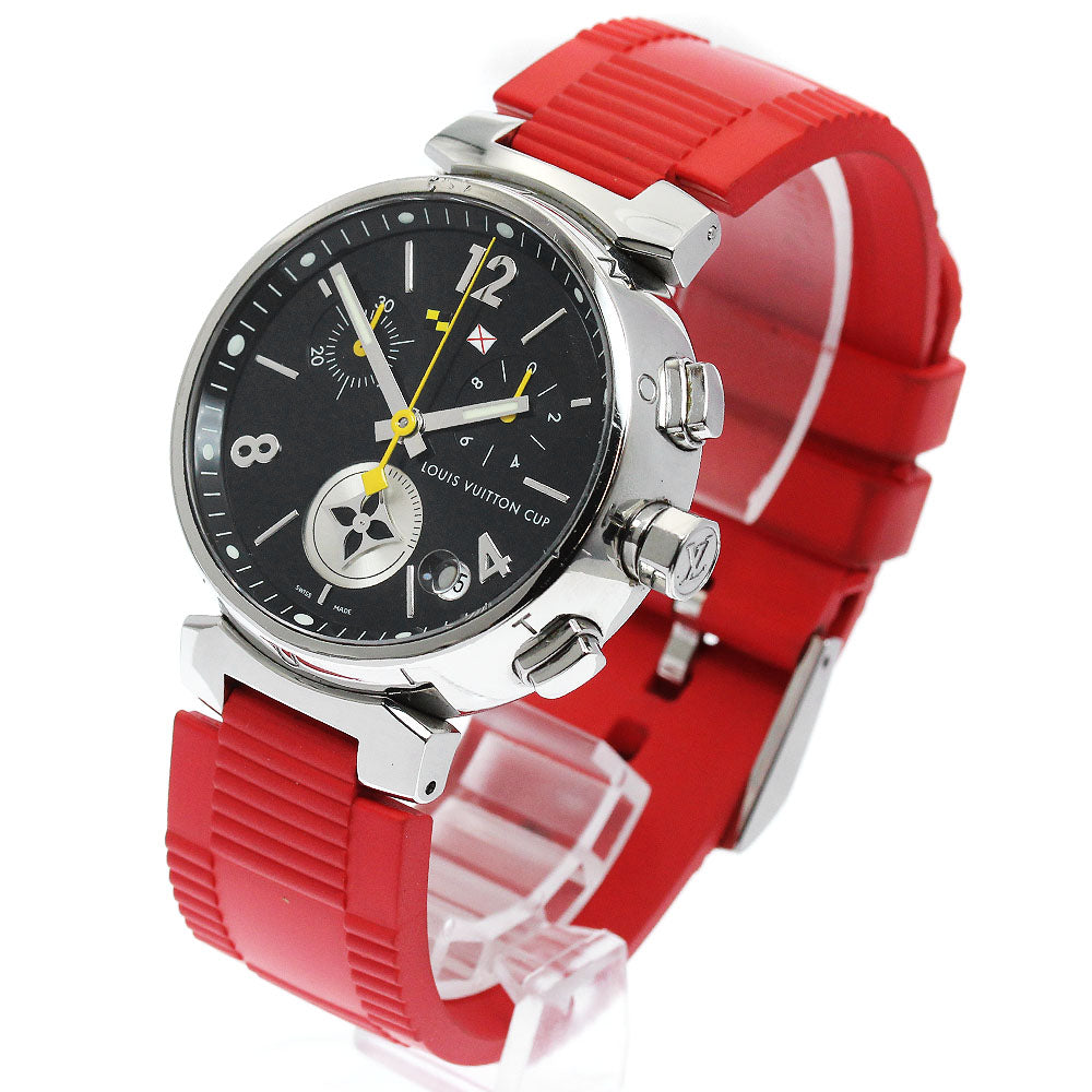 LOUIS VUITTON Tambour Lovely Cup Q11BG Date Chronograph QZ Men's Watch_899154