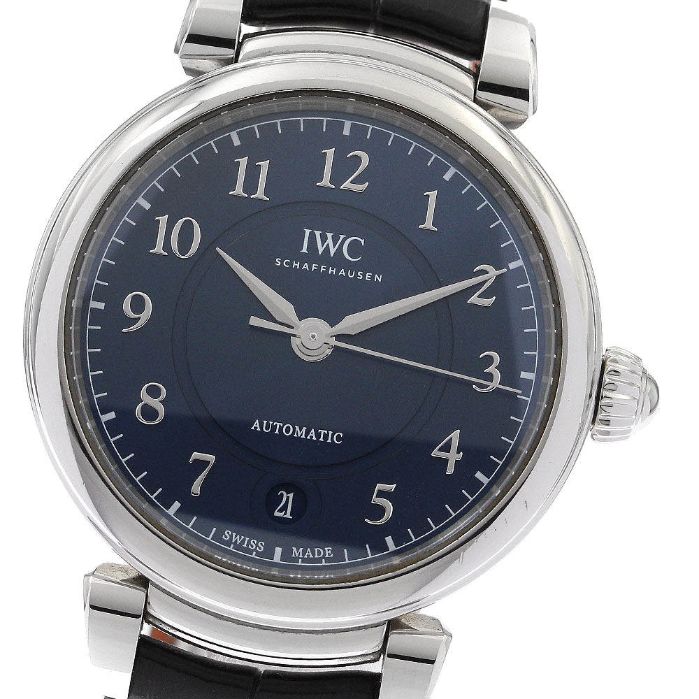 IWC SCHAFFHAUSEN Da Vinci Automatic 36 IW458312 Date Navy Dial Automatic Men's Watch_899158