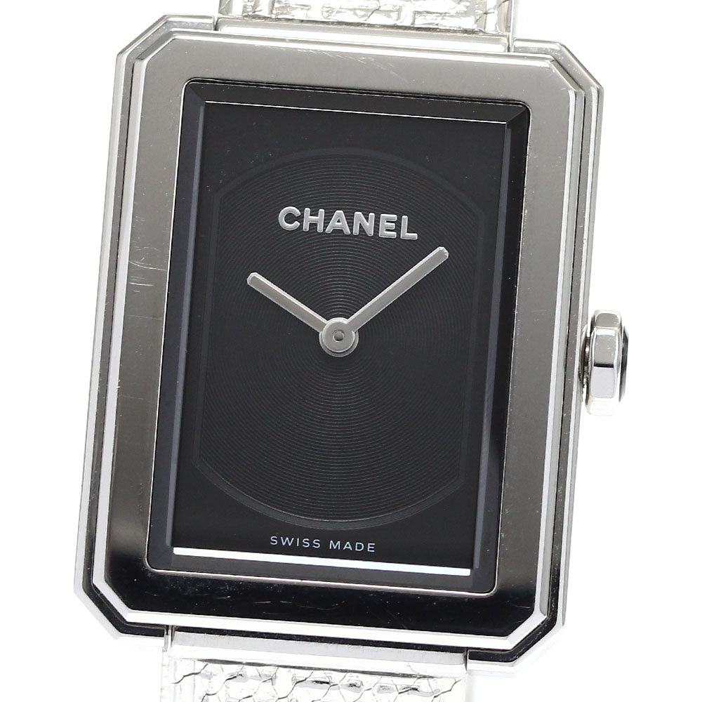 CHANEL Boyfriend tweed H4876 black Dial Quartz Ladies Watch_899172