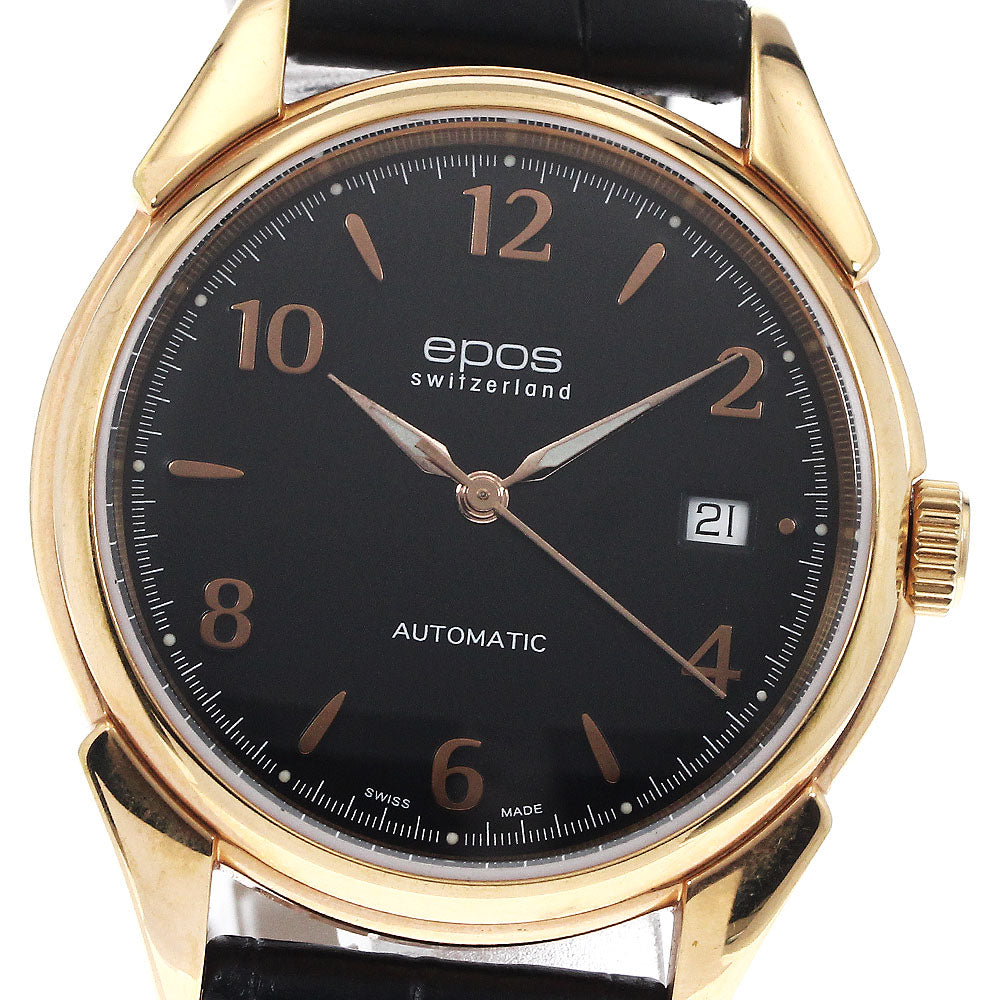 EPOS 3372 Date Black Dial Automatic Men's Watch_899194