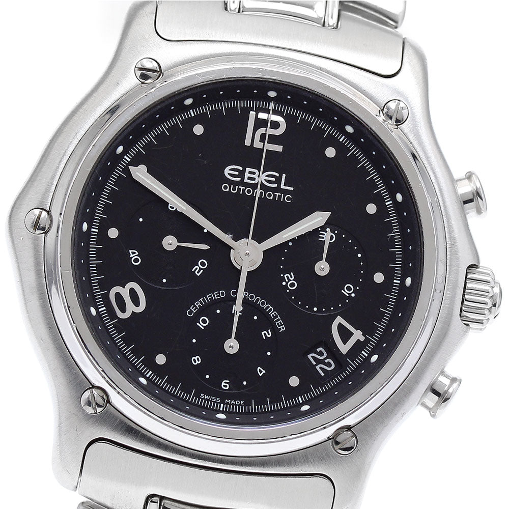 EBEL 1911 Modulor E9137240 Chronograph black Dial Automatic Men's Watch_899195