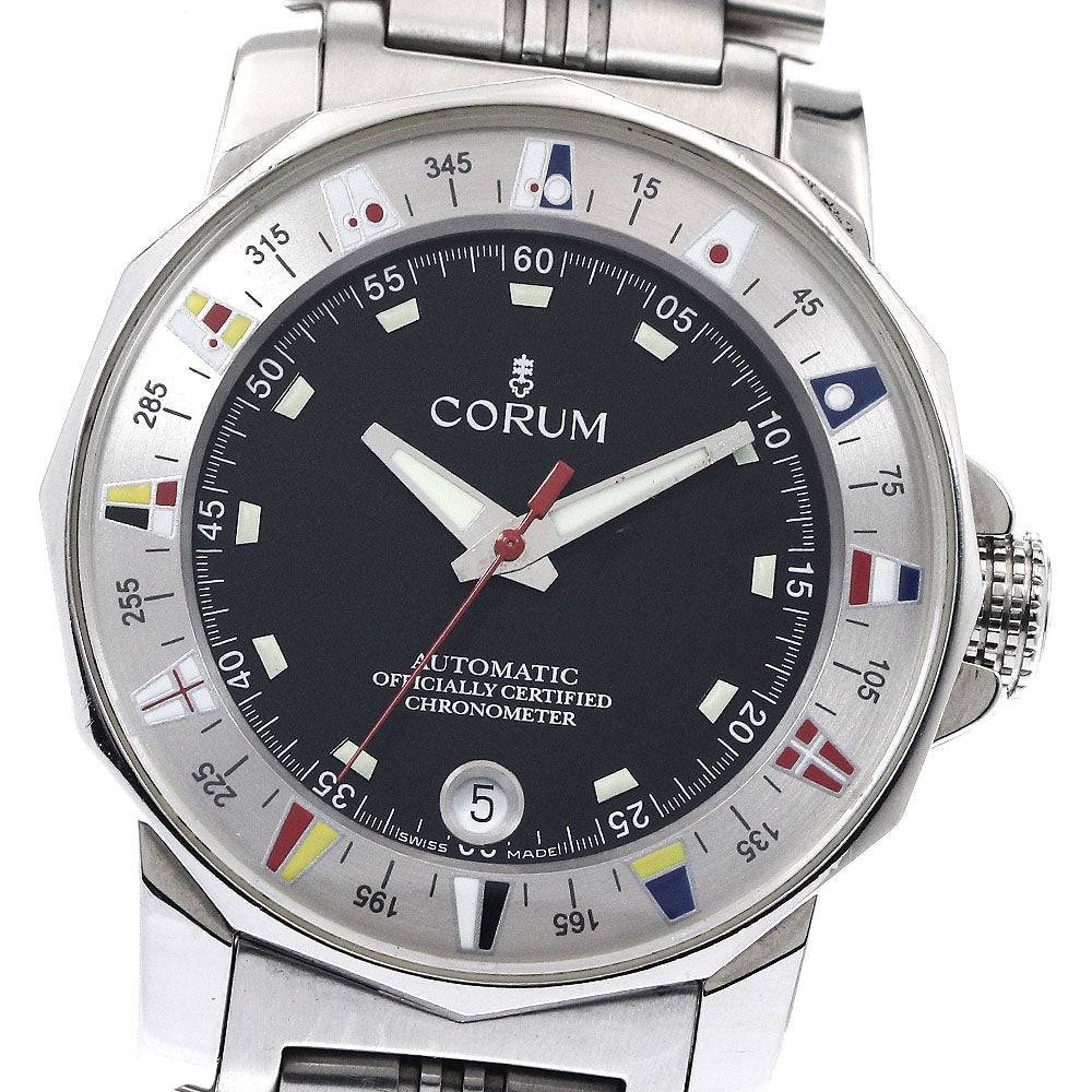 CORUM Admirals cup 982.530.20 Date black Dial Automatic Men's Watch_899196