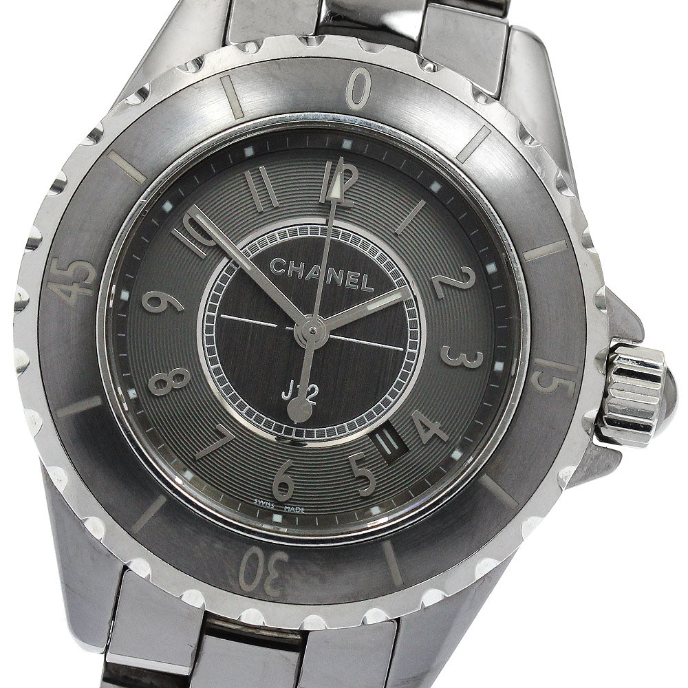 CHANEL J12 Chromatic H2978 Date gray Dial Quartz Ladies Watch_899198