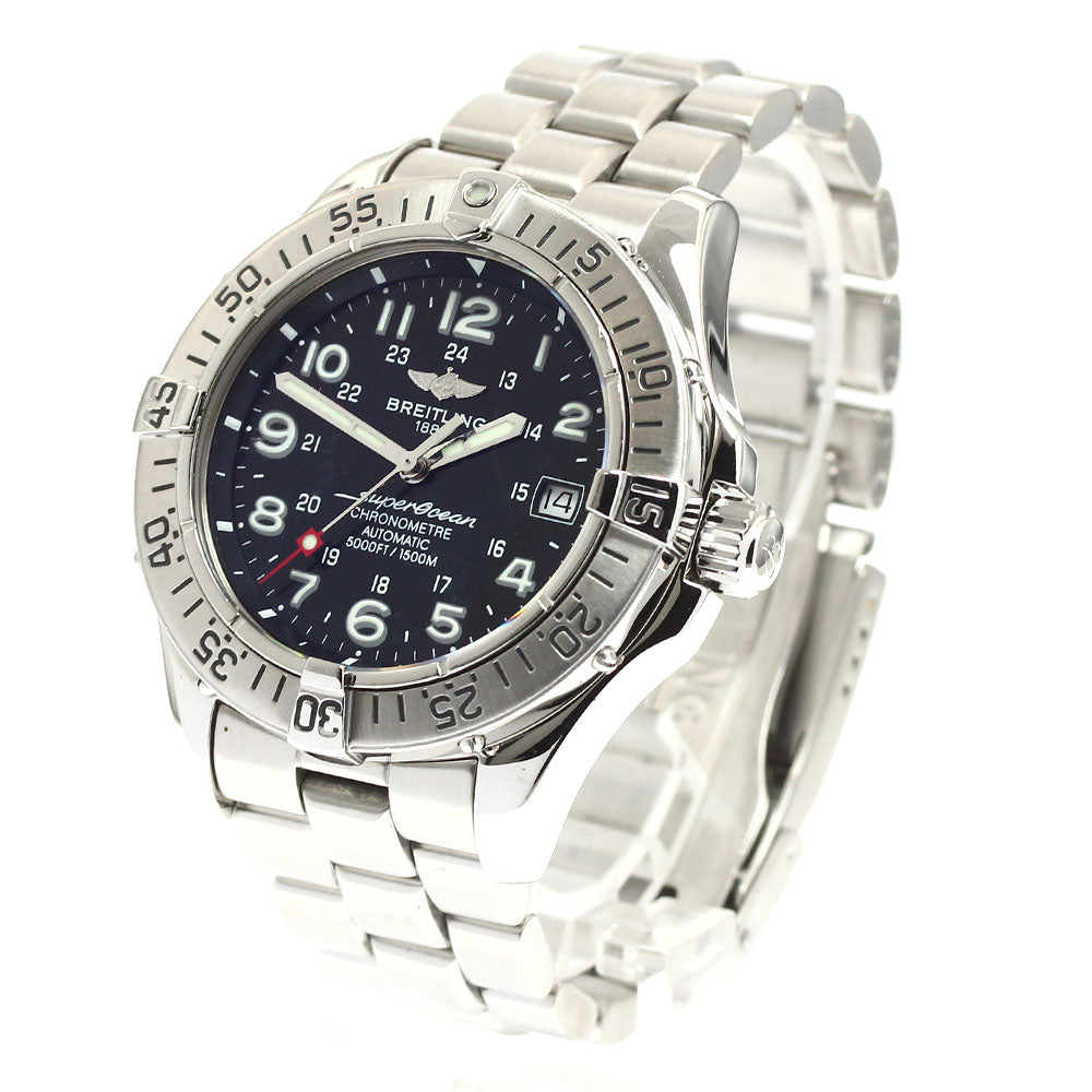 BREITLING Super Ocean A17360 Date black Dial Automatic Men's Watch_899202