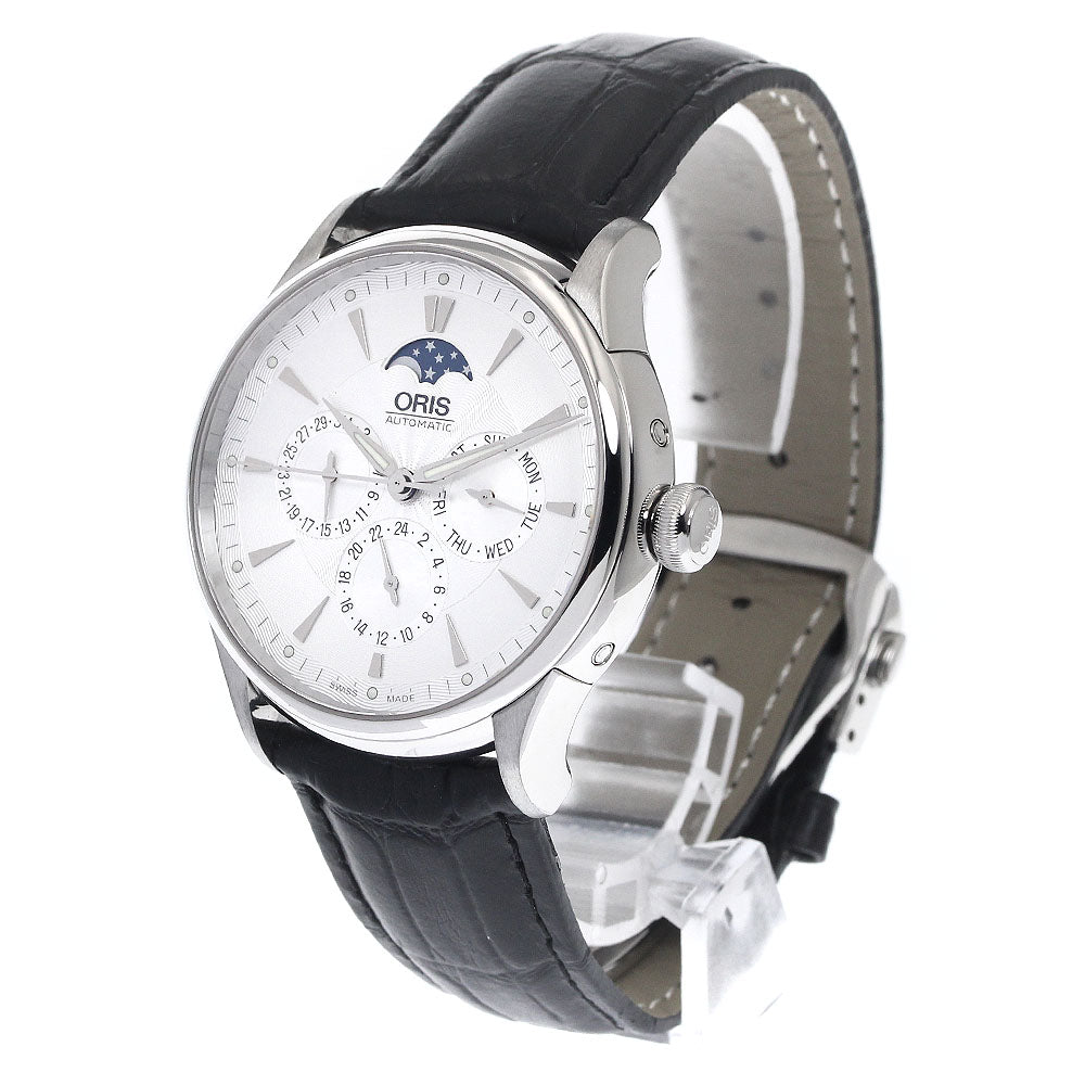 ORIS Artelier Complication 7592 Moon phase Silver Dial Automatic Men's Watch_899224