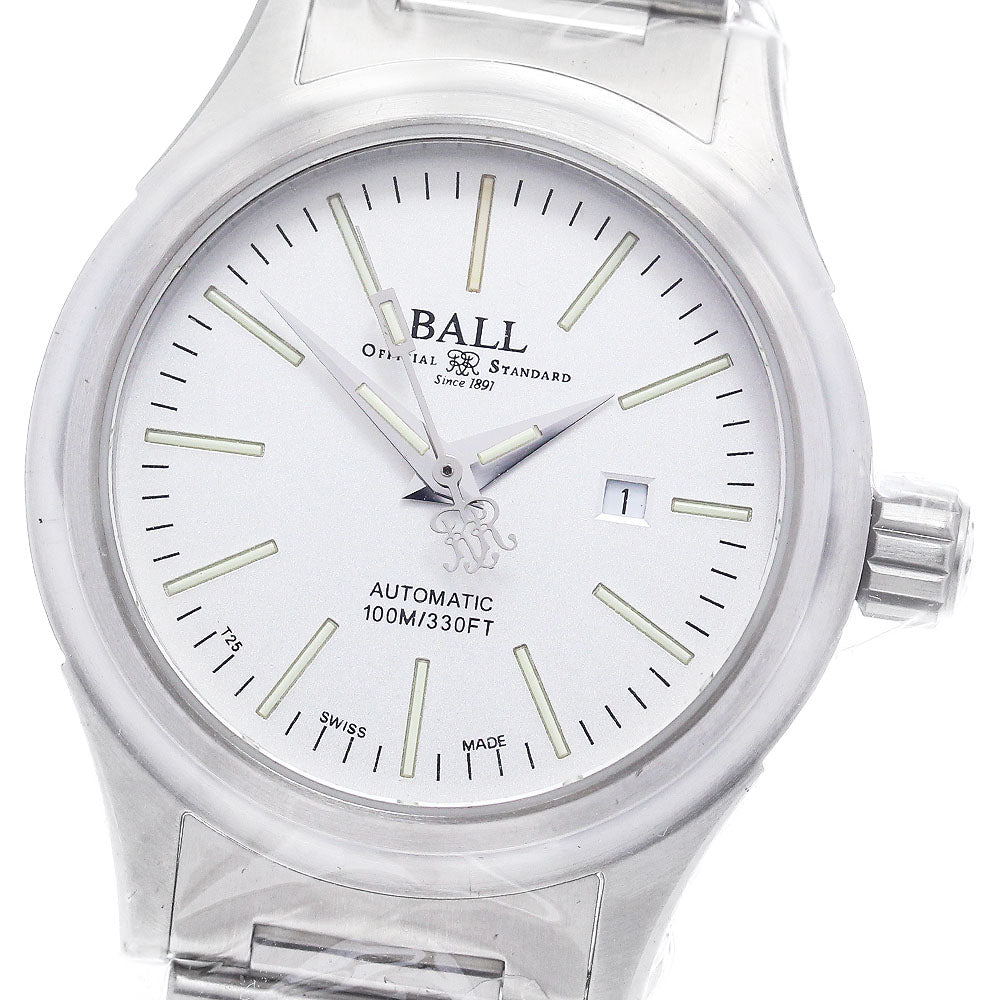 BALLWATCH Fireman NL2088C-S5J-WH Date White Dial Automatic Ladies Watch_899241
