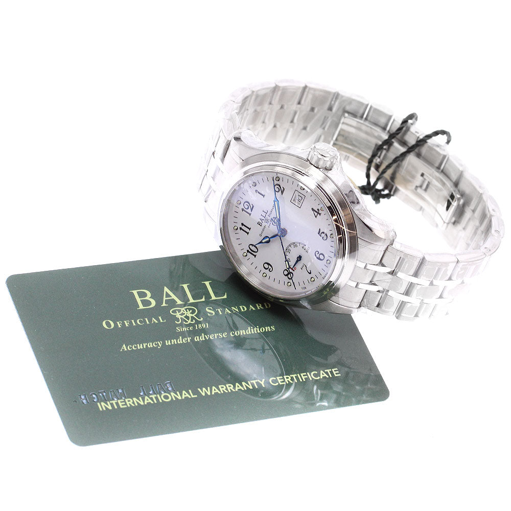 BALLWATCH Trainmaster Power Reserve Date white Dial Automatic Men's Watch_899253