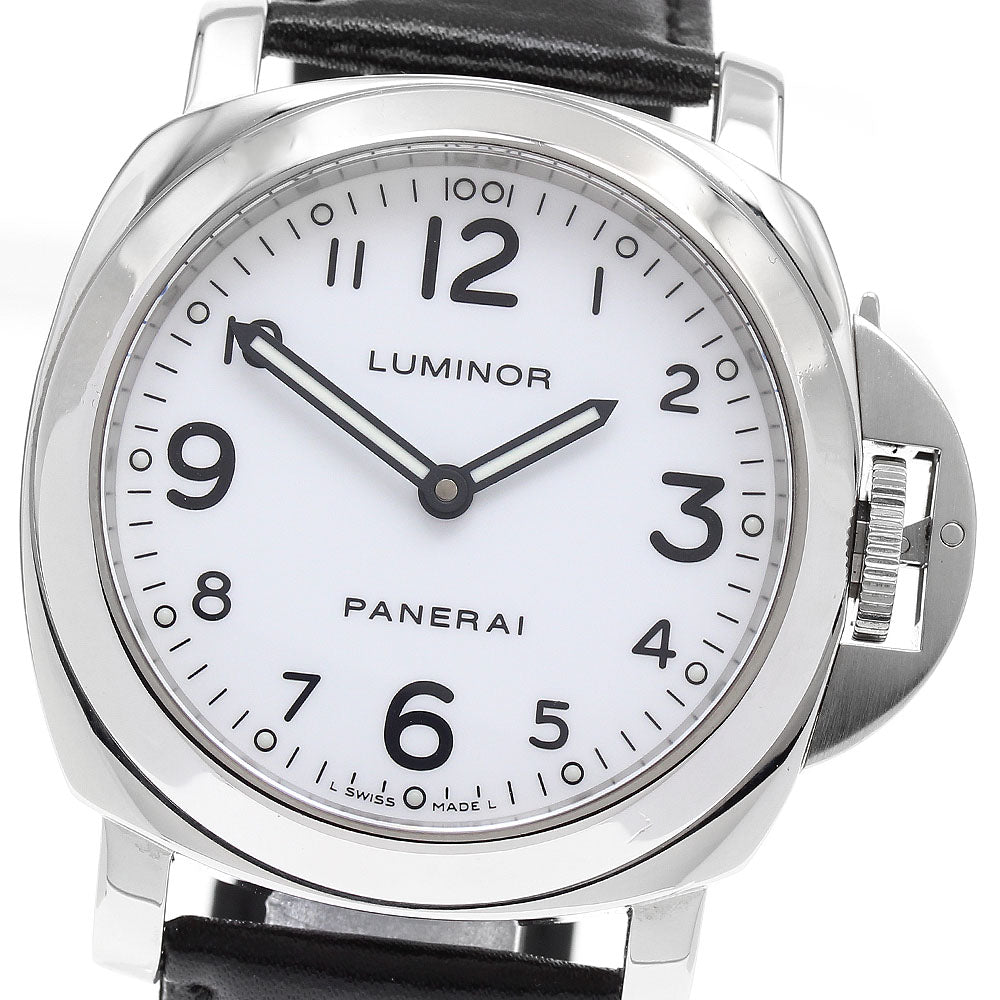 PANERAI Luminol base PAM00114 White Dial Hand Winding Men's Watch_899268