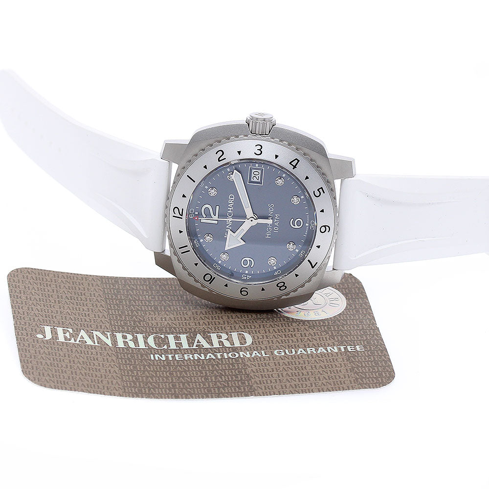 JEANRICHARD Highland 60150-2/60150-11-21A-AC7D 8P diamond Automatic Men's_899275
