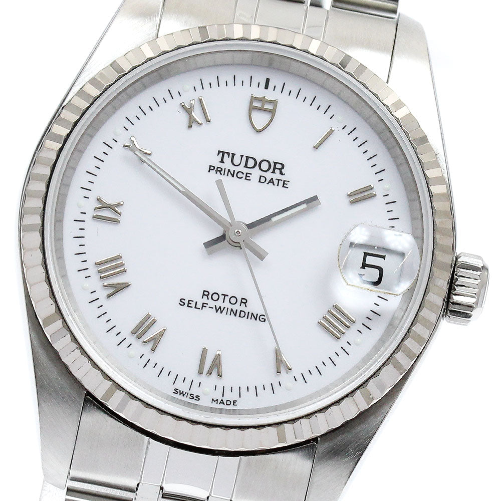 TUDOR Prince Date 72034 Date white Dial Automatic Boy's Watch_899281
