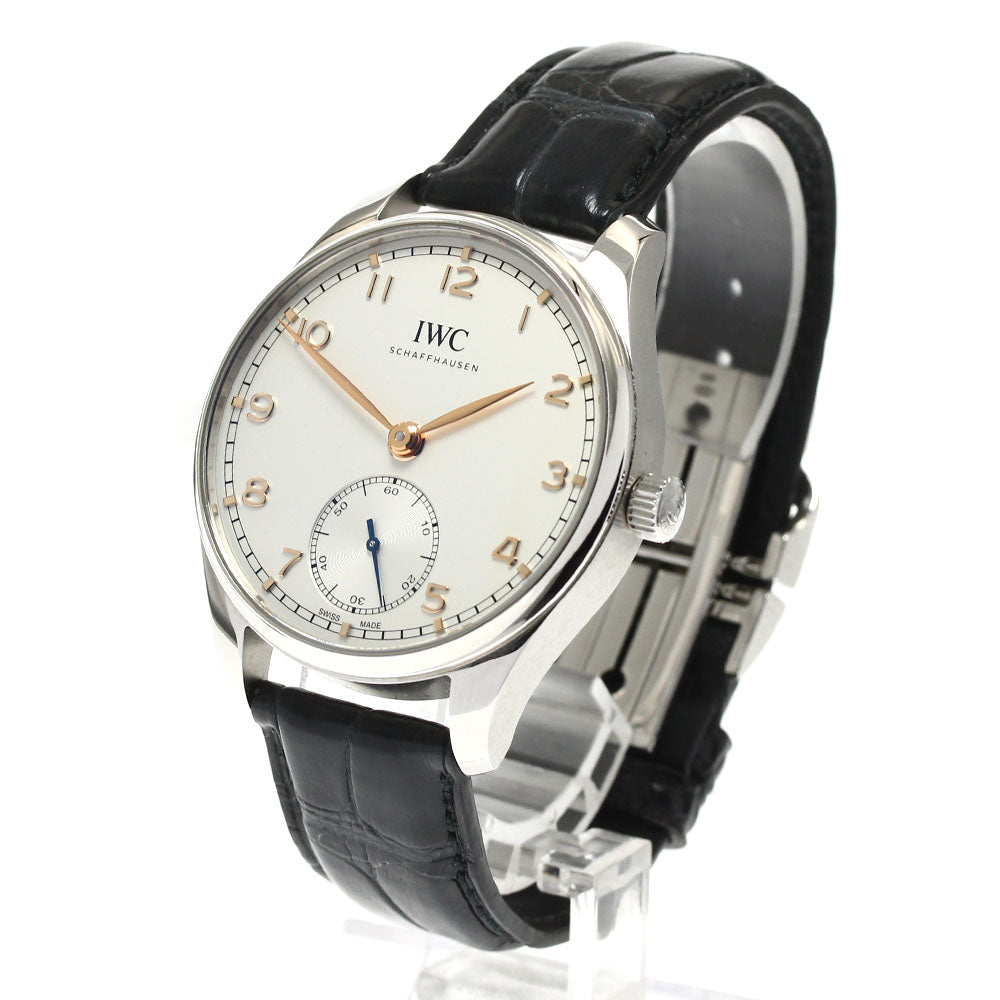 IWC SCHAFFHAUSEN Portugieser Automatic 40 IW358303 Small seconds Silver Dial Automatic Men's Watch_899301
