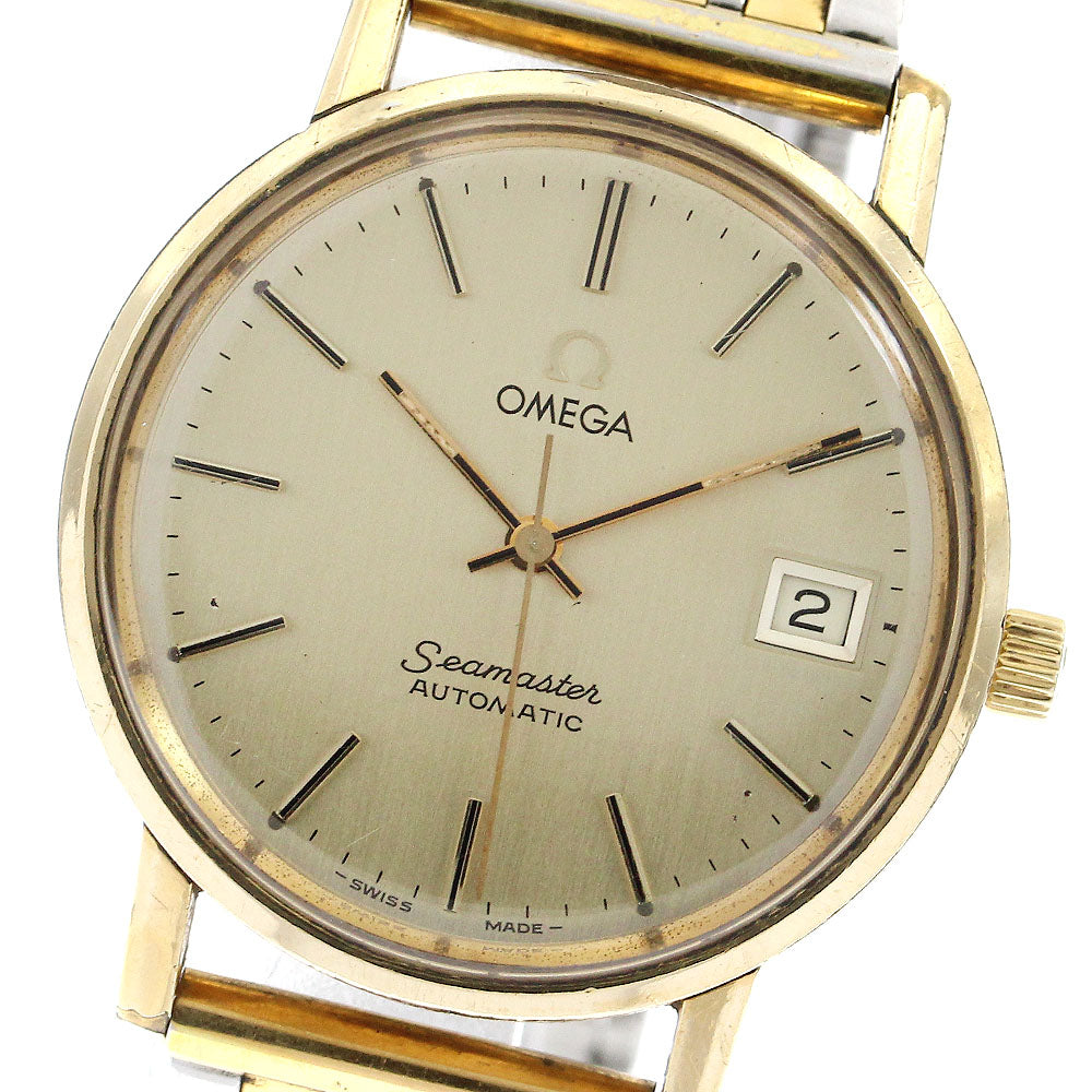OMEGA Seamaster 166.0202 Date cal.1010 gold Dial Automatic Men's Watch_899339